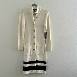 Ralph Lauren Long Knit Cardigan Sweater